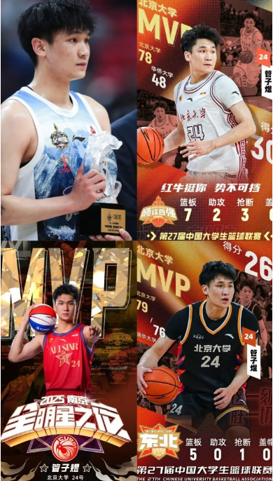 管子煜30+7率北大夺冠大学退役将加盟广州打CBA+曾获星锐赛MVP的简单介绍